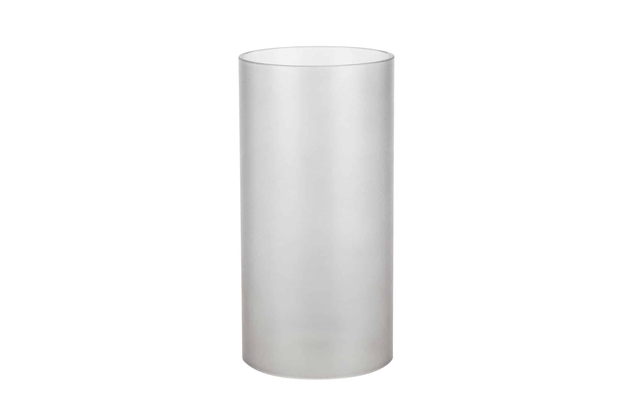 Stella Basic Glass Cylinder - Grey Frosted