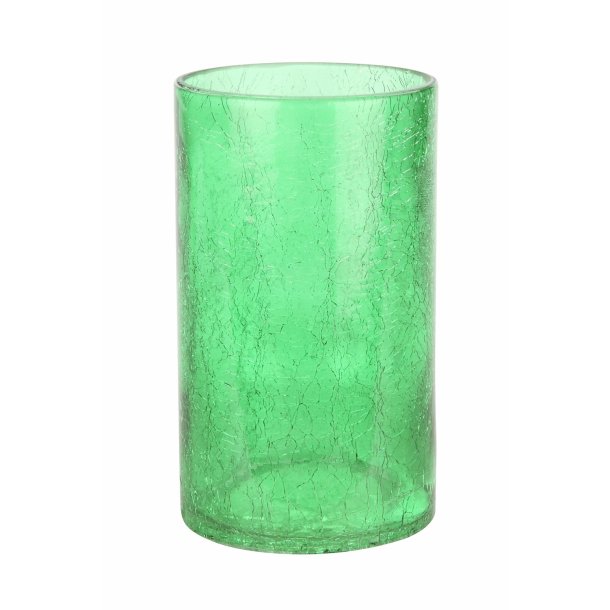 Stella Ice Glass Cylinder - Green